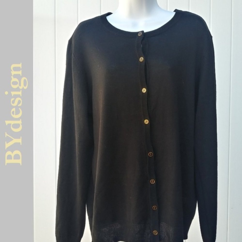 BYdesign Button Up Cardigan Sweater
